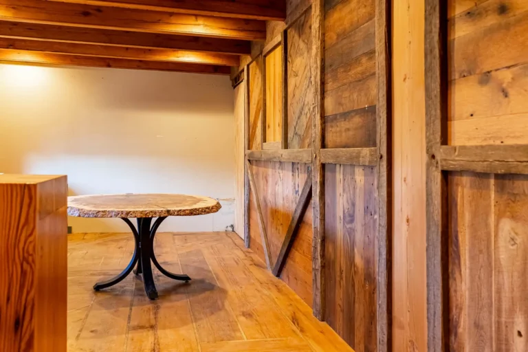 A room finished with hardwood from Stoltzfus Hardwoods.